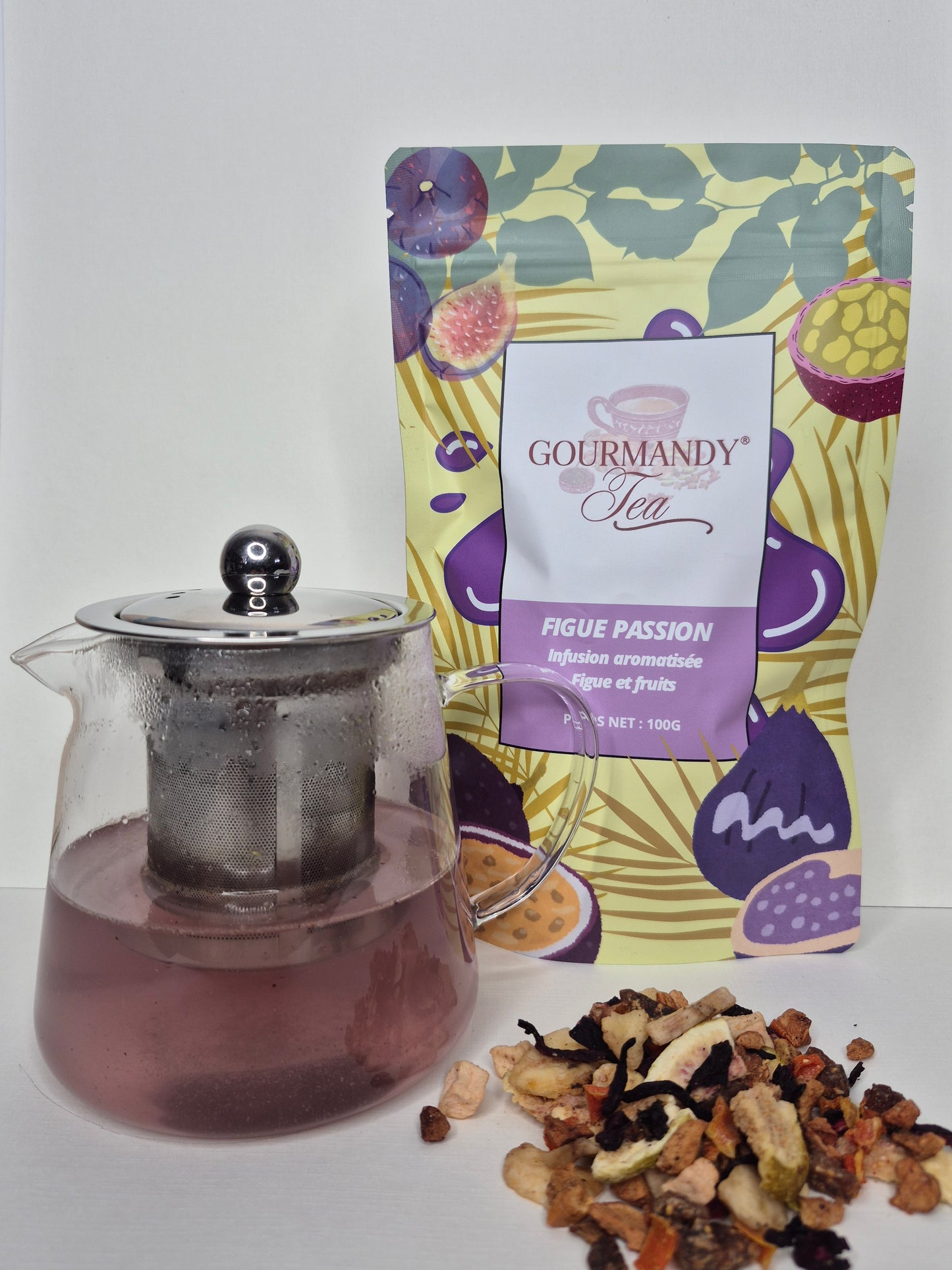 Infusion parfumée "FIGUE PASSION" - Saveur Figue fruits de la passion