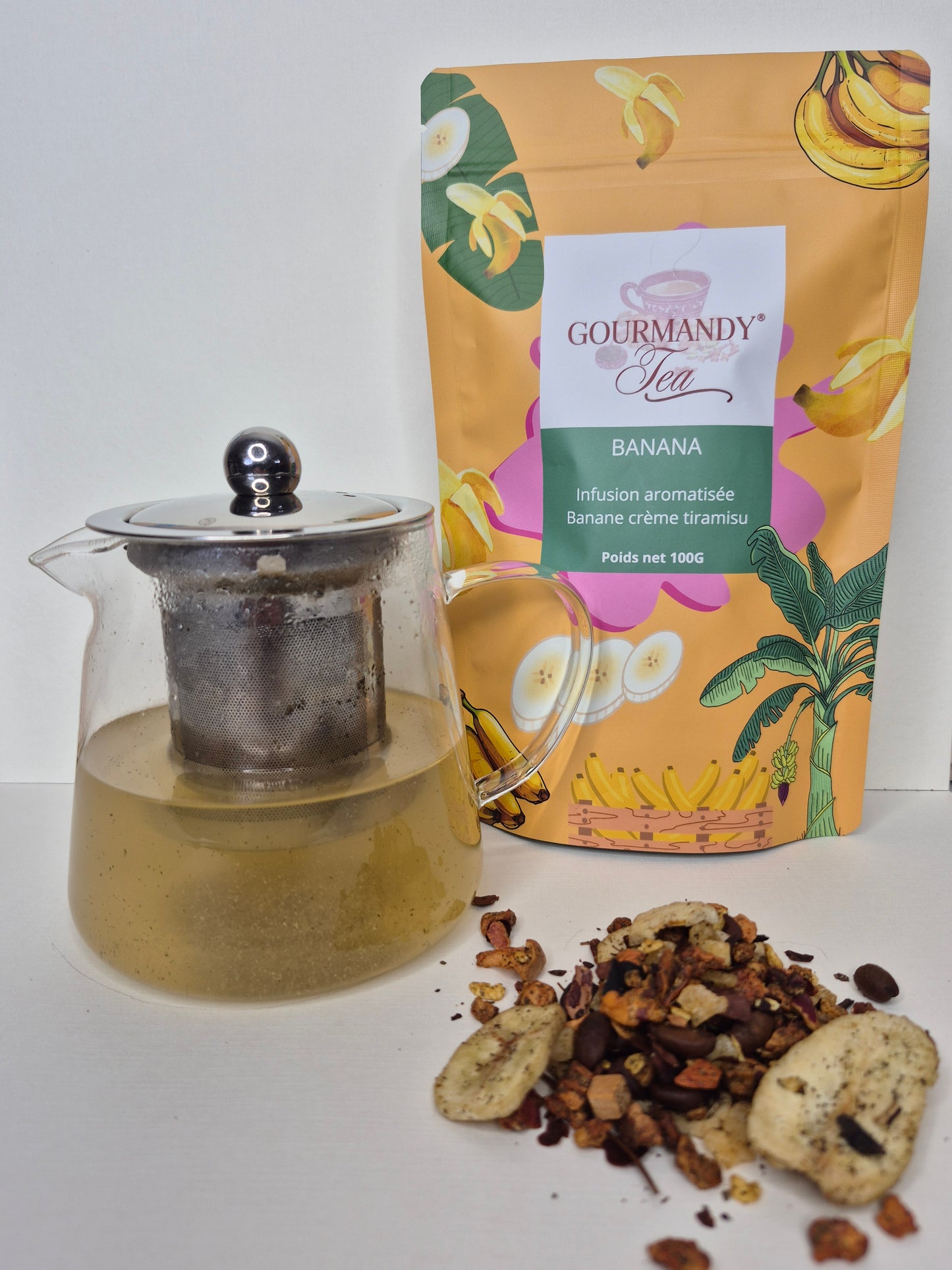 Infusion parfumée "BANANA" - Saveur Banane crémeuse