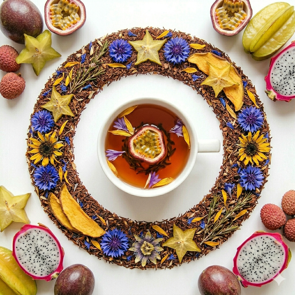 Rooibos parfumé "PASSION FLORALE" - Saveur Exotique
