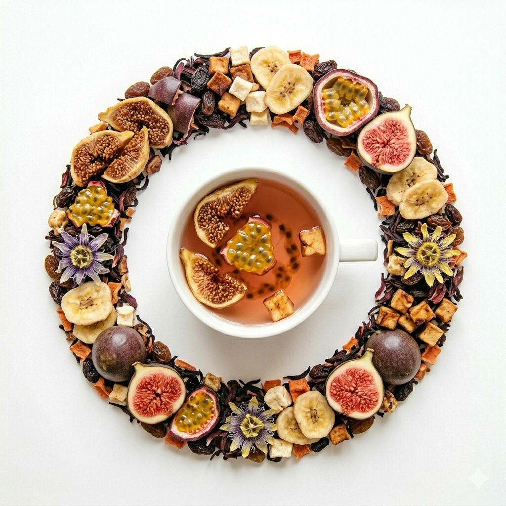 Infusion parfumée "FIGUE PASSION" - Saveur Figue fruits de la passion
