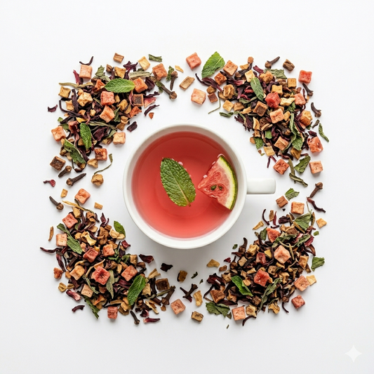 Infusion parfumée "PASTEQUE TONIQUE" - Saveur Pastèque Menthe