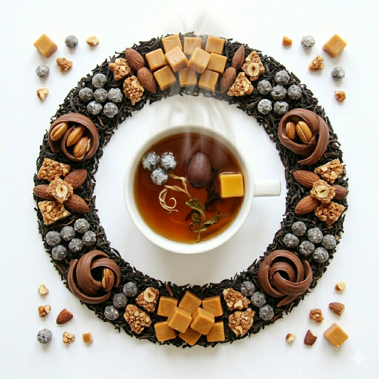 Thé noir parfumé "CARADELICE" - Saveur Caramel Salé