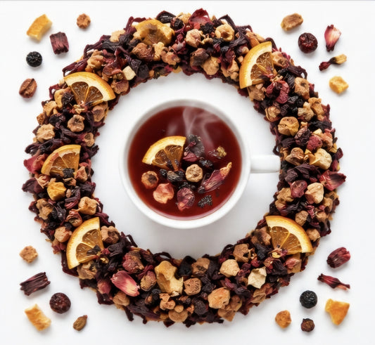 Infusion Parfumé " Vin Chaud " - Saveur Vin Rouge Orange Cannelle