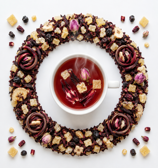 Infusion Parfumé " Ruby " - Saveur Cerise Banane