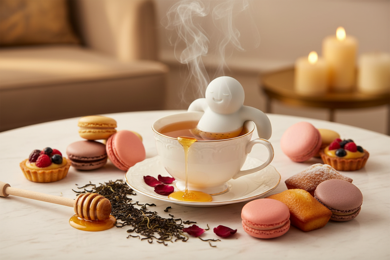 Infuseur à thé - style cossu et gourmand